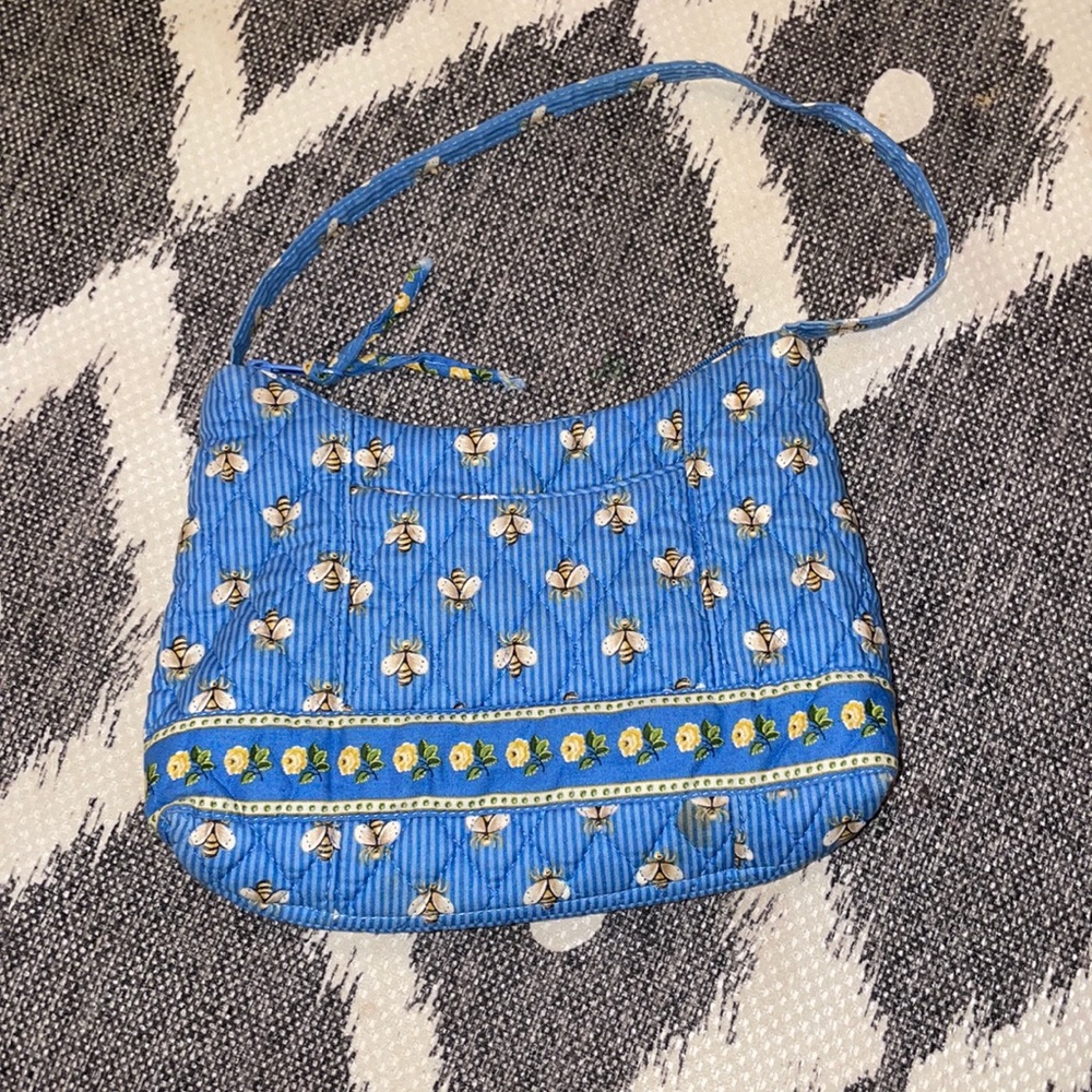 🐝 Vera Bradley blue bees purse